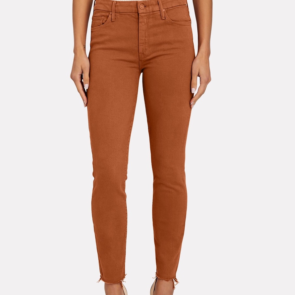 NWT Mother Denim The Looker Fray Skinny Jeans